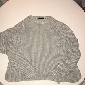 American Apparel Grey Ribbed Sweater